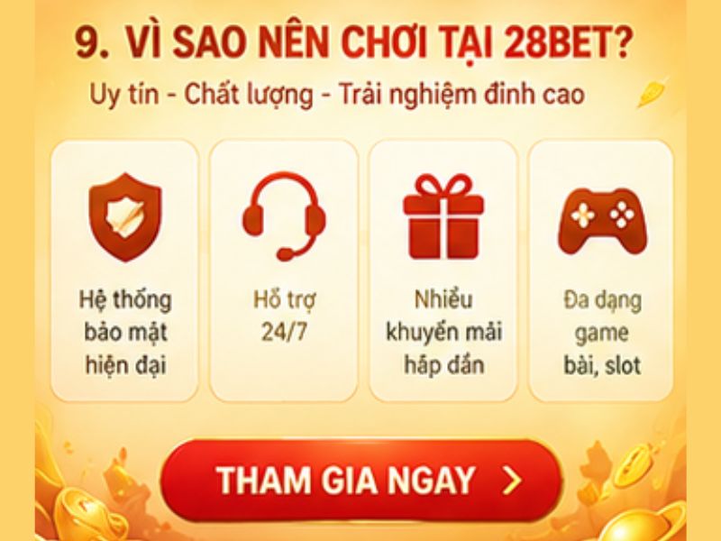 Vì sao nên khám phá Nổ Hũ Thần Tài tại 28BET